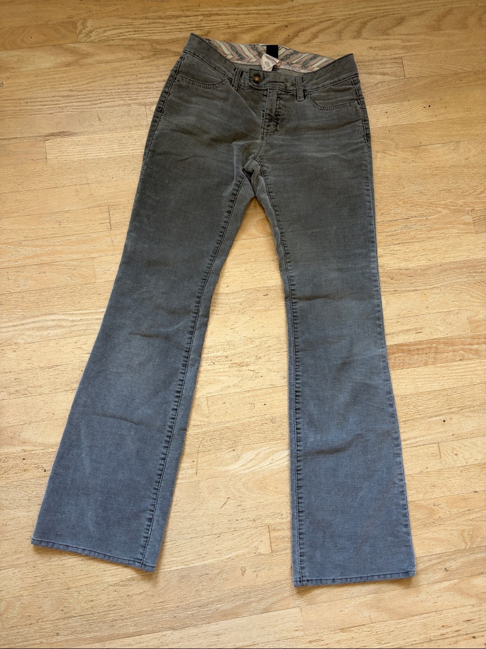 GAP Y2K Original Low Rise Boot Cut Corduroy Pants Size 2L Boho Casual